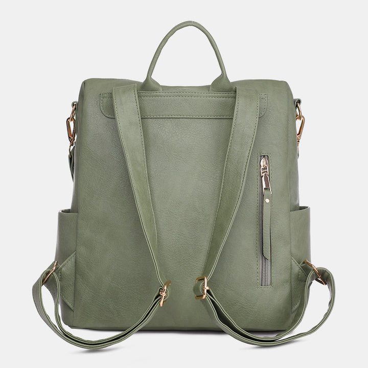 Sac à dos fonctionnel pour femme, spacieux pour le travail, l'école ou les voyages.