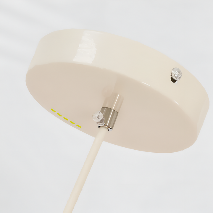 Plafonnier bol crème, lampe suspendue japonaise pour une ambiance douce et moderne.