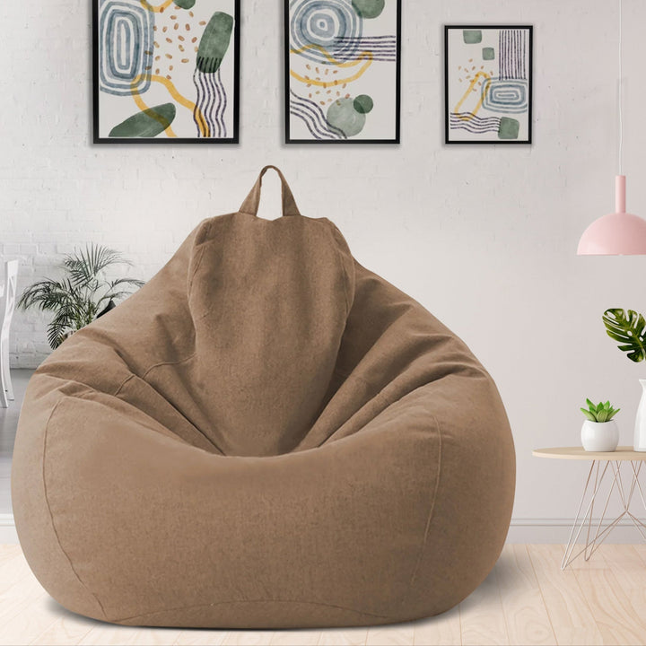 Housse de pouf personnalisable pour une détente luxueuse, design ergonomique et contemporain.