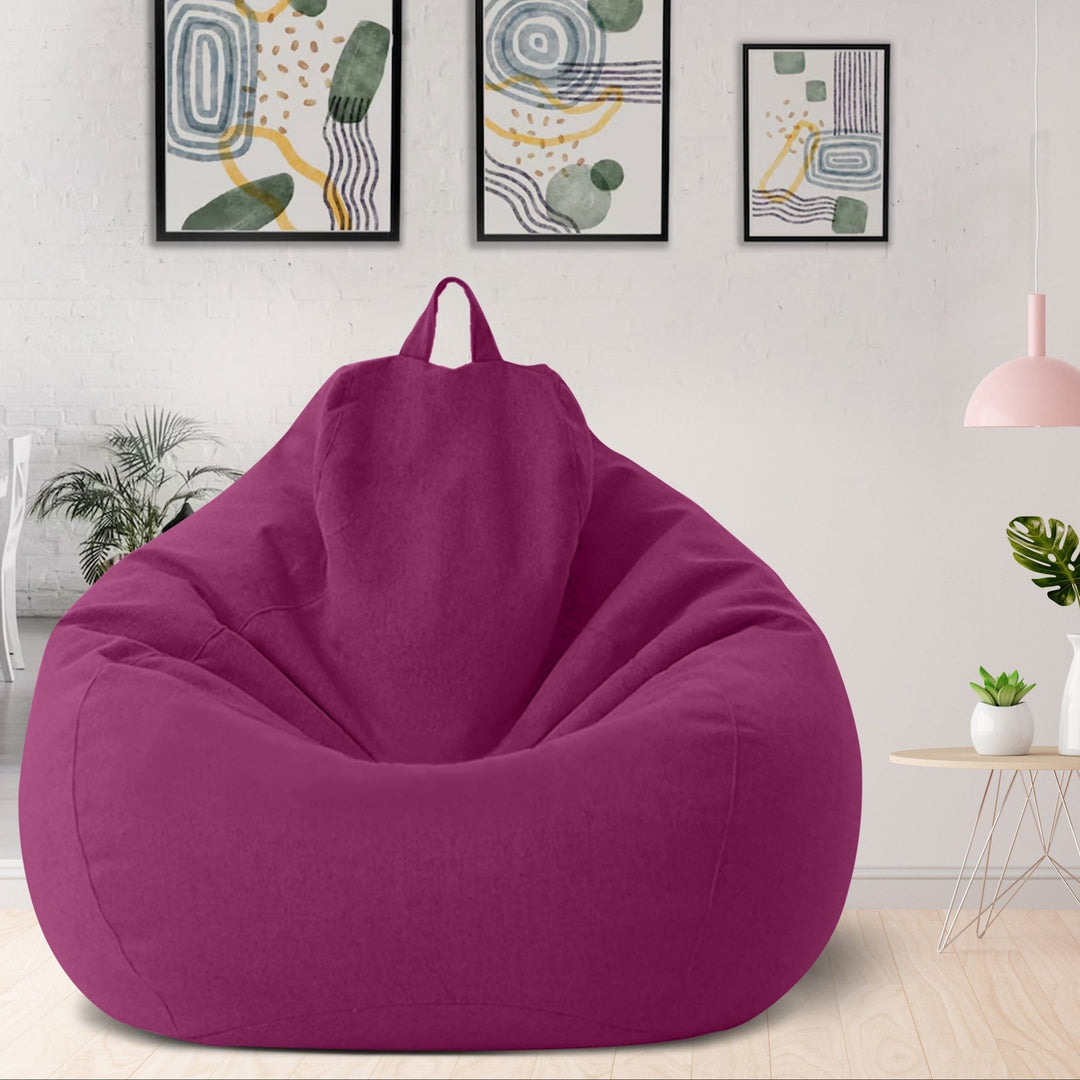 Housse de pouf contemporaine, ergonomique pour un confort optimal, parfaite pour la maison moderne.