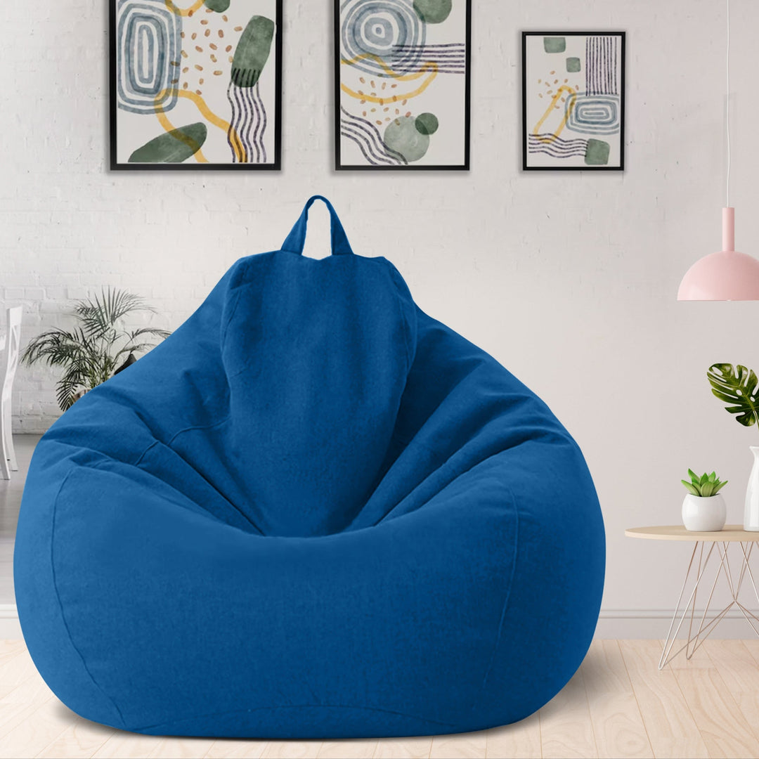 Revêtement de pouf lavable, ajoute une touche moderne et un confort ergonomique à votre espace de vie.