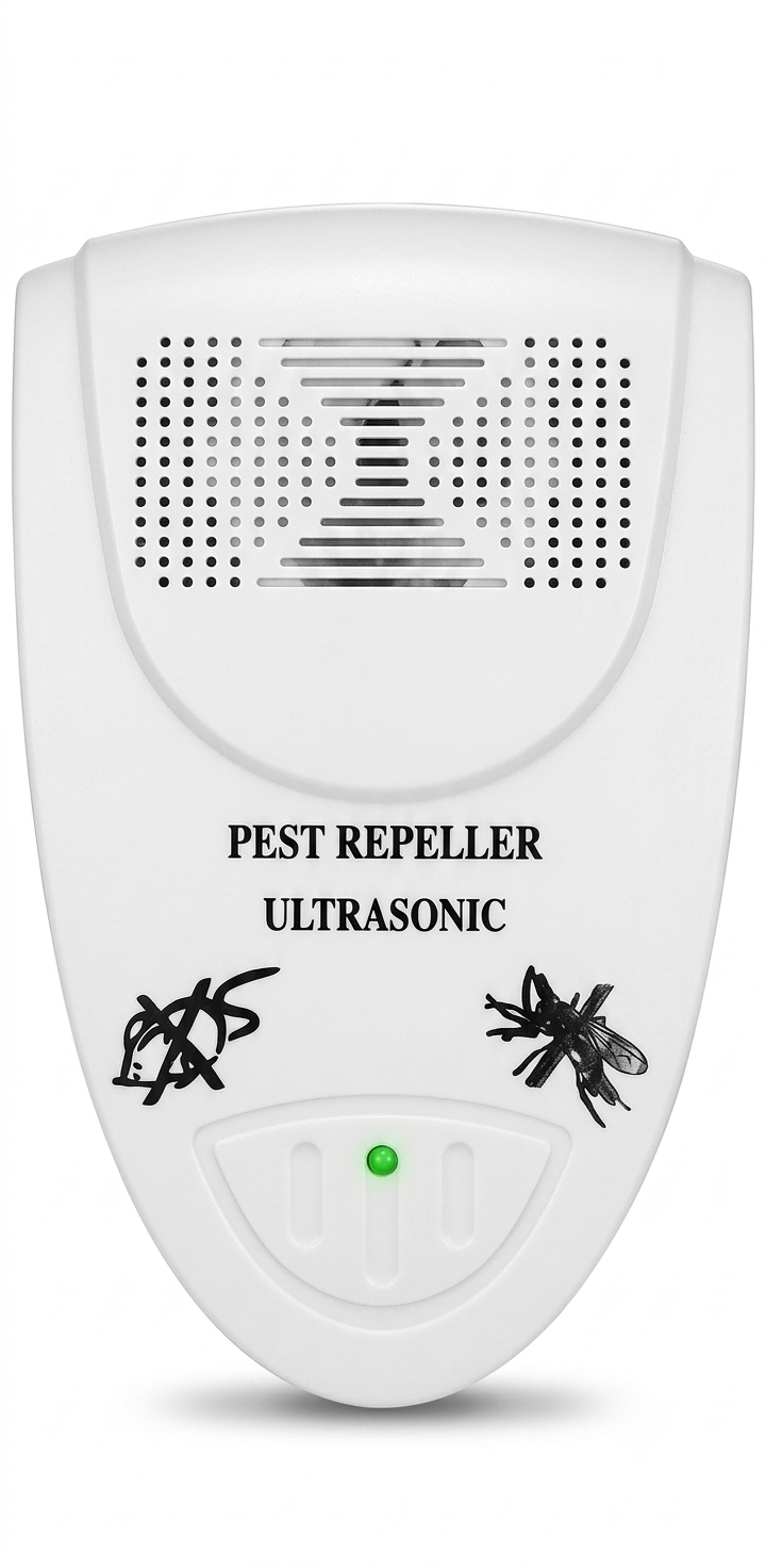 Répulseur ultrasonique compact pour punaises de lit. Protection efficace, sans produits chimiques, maison saine.