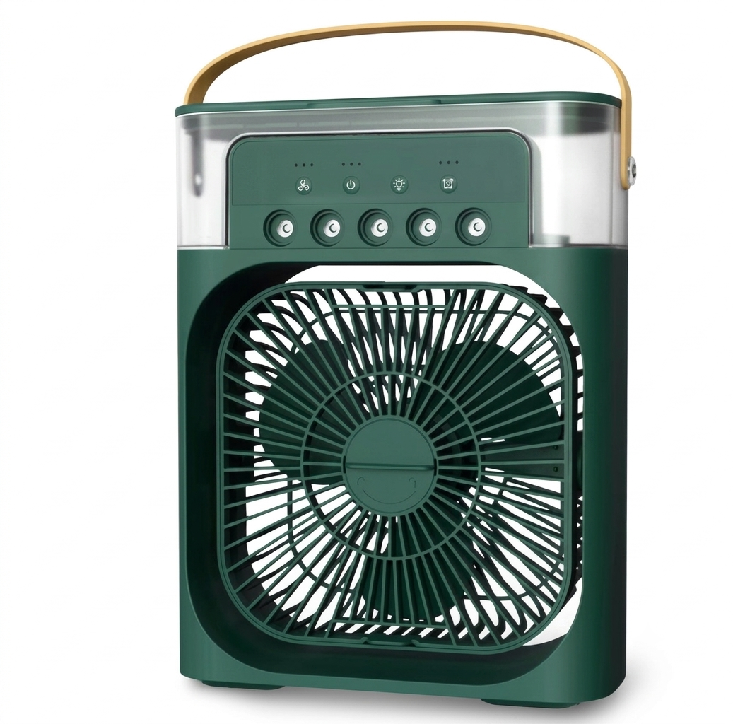 Rafraîchisseur d'air de bureau USB CoolScape. Ventilateur humidificateur personnel pour une ambiance fraîche et confortable.