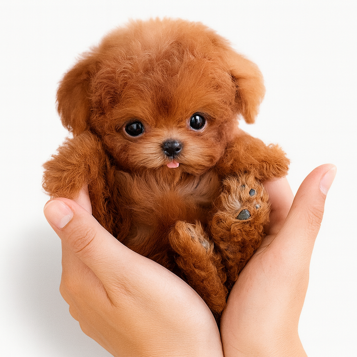 Idée cadeau enfant: chiot interactif réaliste en peluche, disponible en marron ou blanc.
