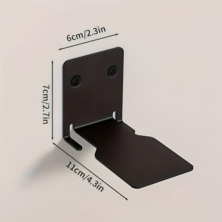 Étagère murale invisible flottante pour livres, offrant un rangement pratique et un style minimaliste élégant.