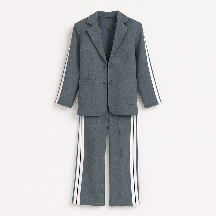 Pantalon élégant femme noir, composant du tailleur polyvalent et chic.
