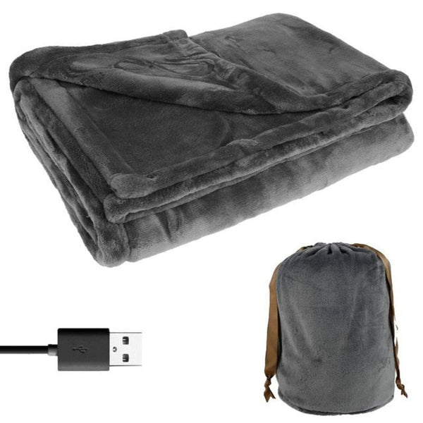 Couverture chauffante électrique USB pour le bureau. Chauffage portable et doux pour un confort maximal toute la journée.