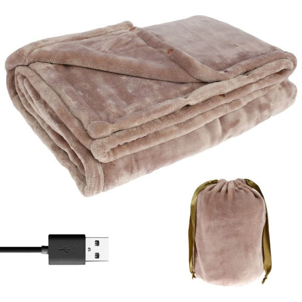 Plaid chauffant USB 16oraliu-fr251016, sans fil et portable, pour une chaleur douce et un confort hivernal partout.