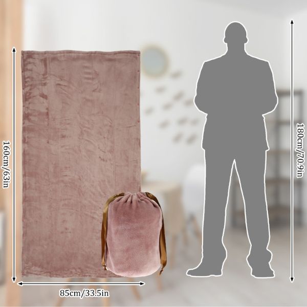 Douce couverture chauffante USB pour un bien-être optimal. Profitez d'une chaleur apaisante à la maison ou en déplacement.