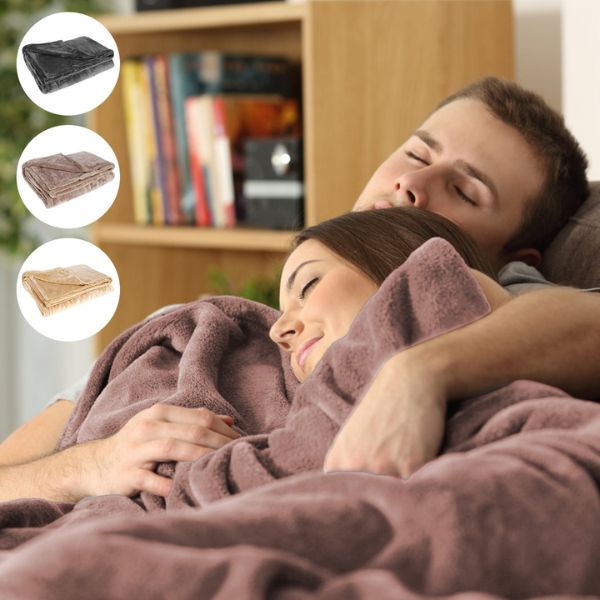 Cadeau hiver parfait: couverture chauffante électrique portable USB, offrant douceur et confort sans fil.