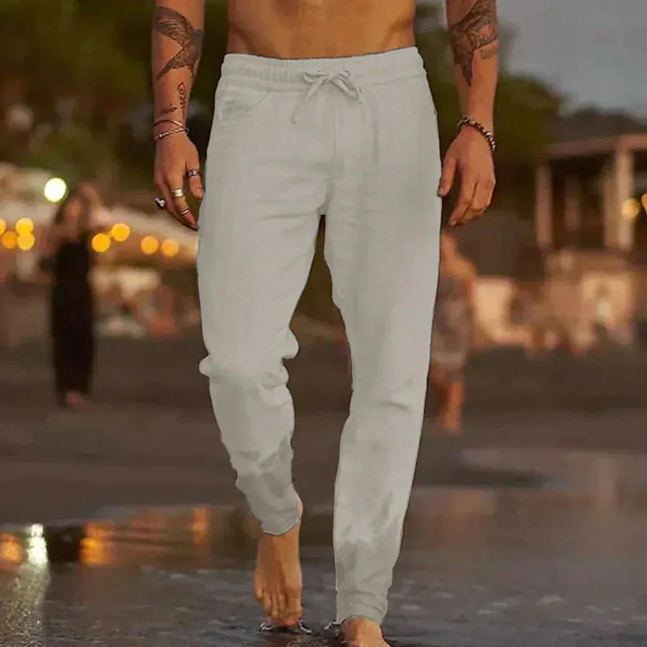 Pantalon homme Lucian confortable pour le quotidien. Style décontracté élégant, vêtement toutes saisons.