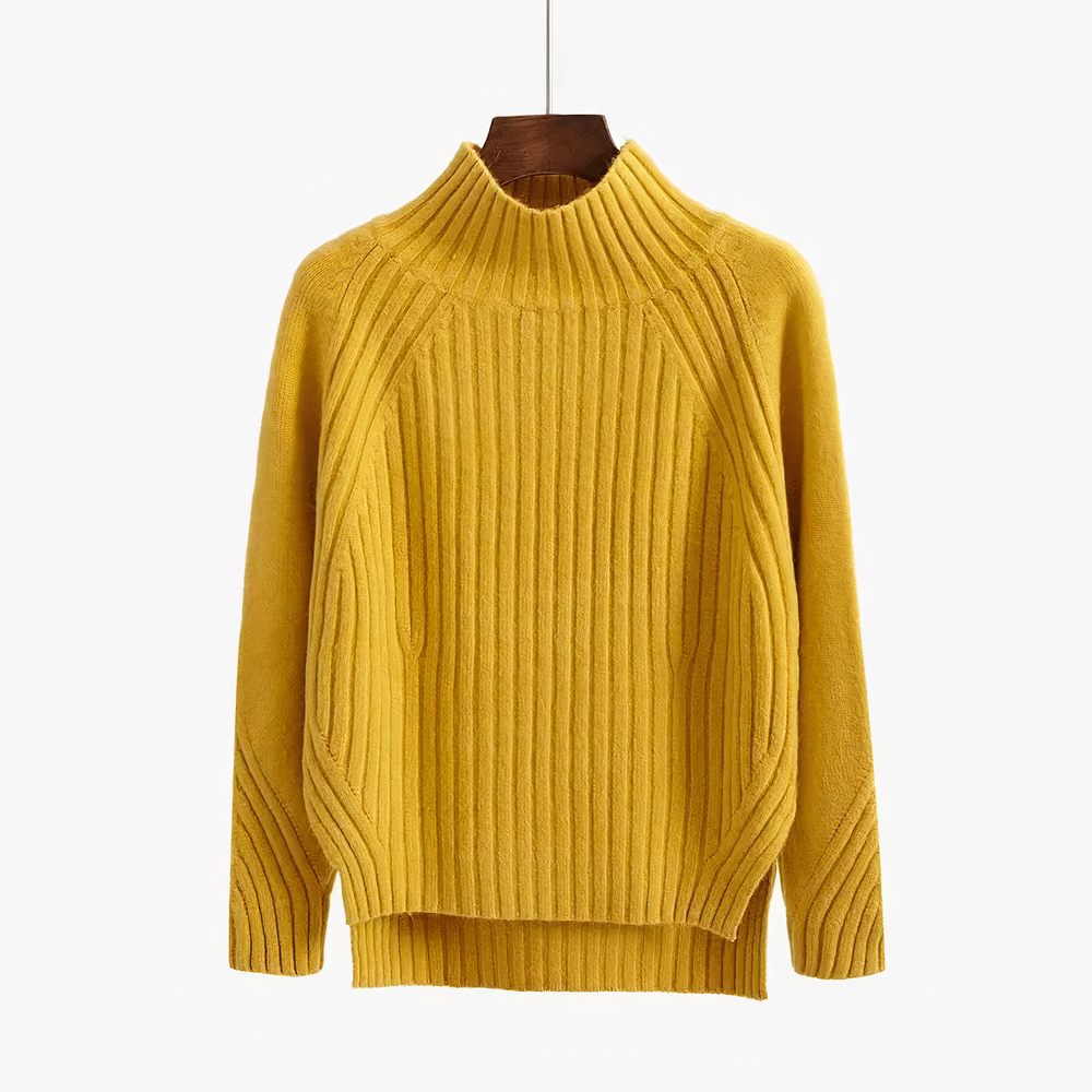 Chandail pull femme Alessia en tricot élégant, coupe polyvalente, parfait pour l'automne et l'hiver. Confort garanti.