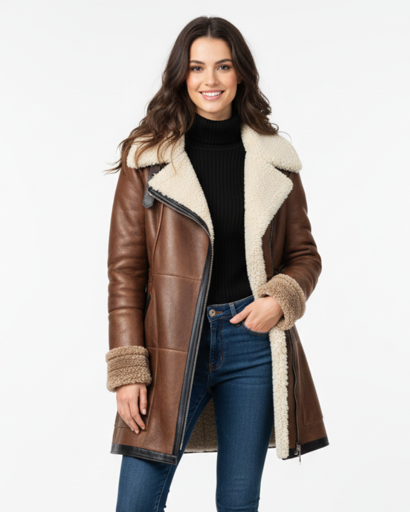 Manteau femme chic et élégant, veste d'hiver moderne pour un confort optimal et un look quotidien raffiné.