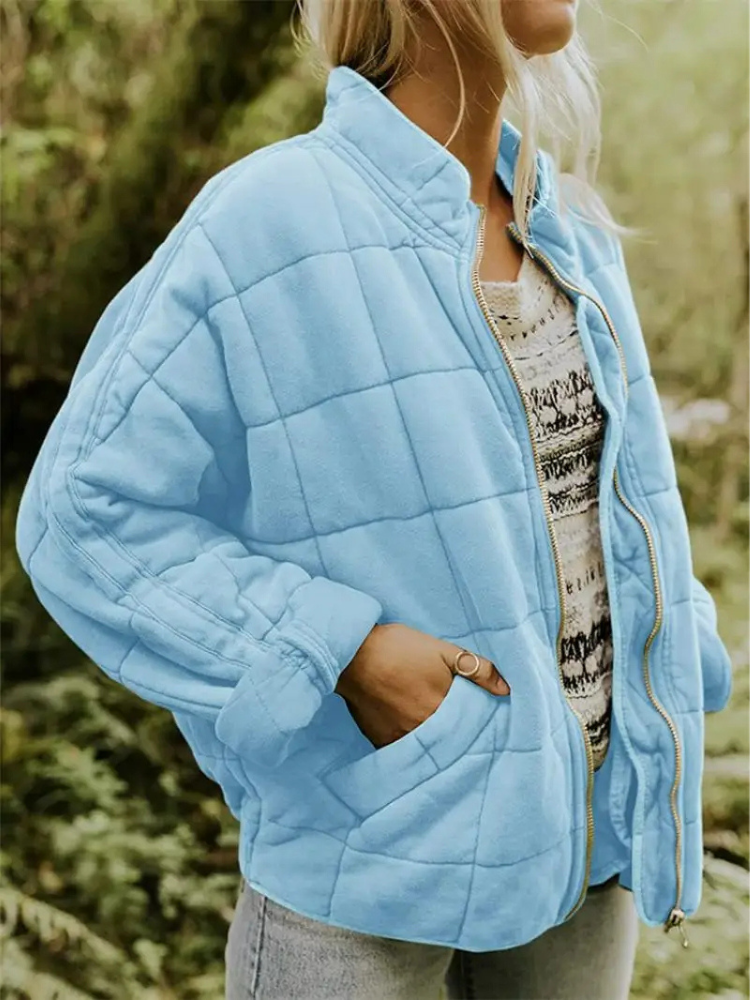 Manteau femme hiver matelassé, ultra confortable et chaud, style urbain chic.