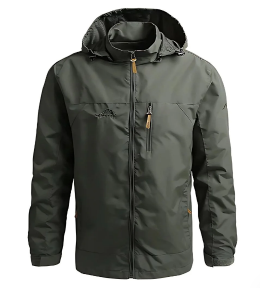 Capuche ajustable de la veste homme imperméable, protection efficace contre le vent et la pluie outdoor.