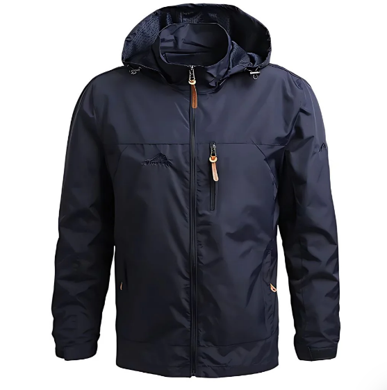 Fermetures éclair robustes de la veste multi-poches imperméable homme, sécurité pour randonnée.