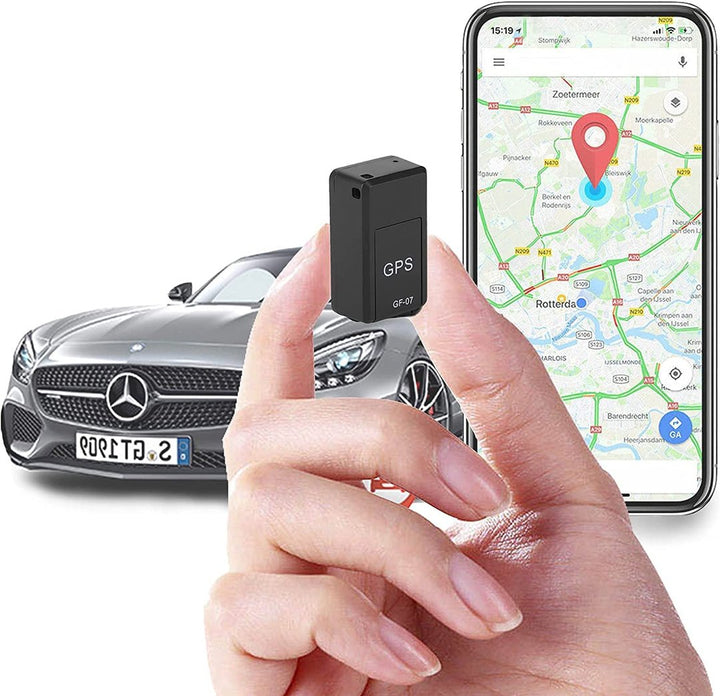 Mini traceur GPS magnétique étanche pour véhicule, suivi temps réel et antivol discret.