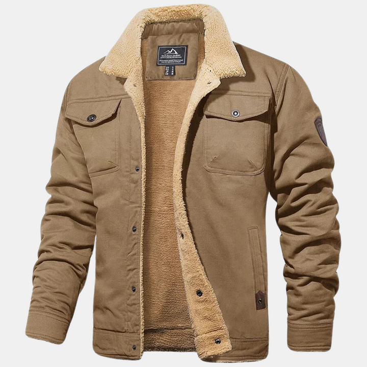 Veste bombardier homme vintage élégante. Blouson décontracté essentiel, mode automne/hiver, coupe confortable.