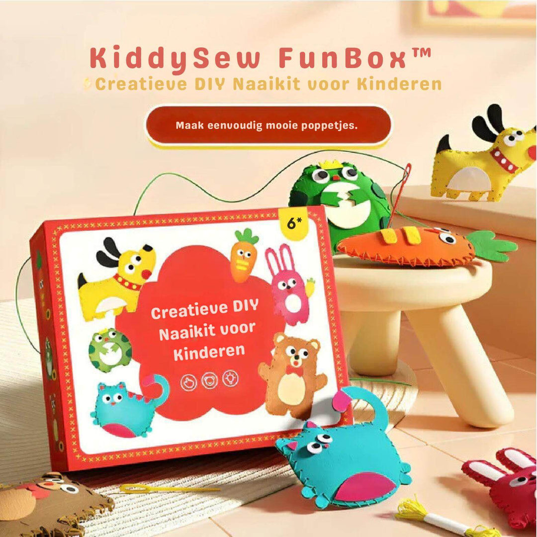 Kit de couture DIY pour enfants complet, éveille la passion créative. Idéal pour les loisirs créatifs.