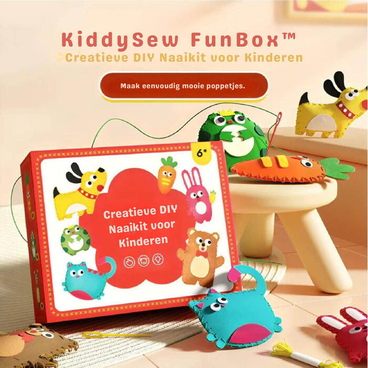 Kit de couture DIY pour enfants complet, éveille la passion créative. Idéal pour les loisirs créatifs.