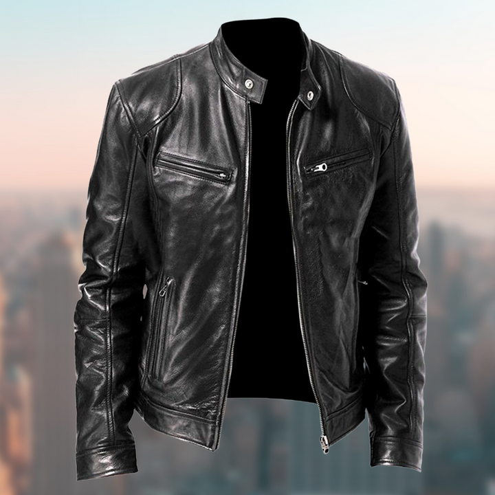 Veste homme élégante bleu marine, style intemporel, parfaite pour le quotidien printemps/automne.