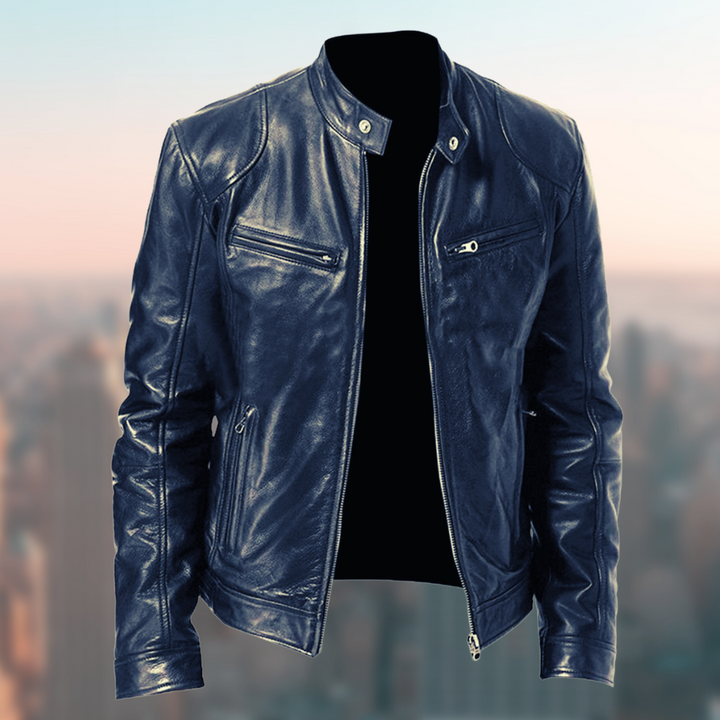 Veste homme tendance, alliant style intemporel et confort quotidien, pour un look polyvalent.
