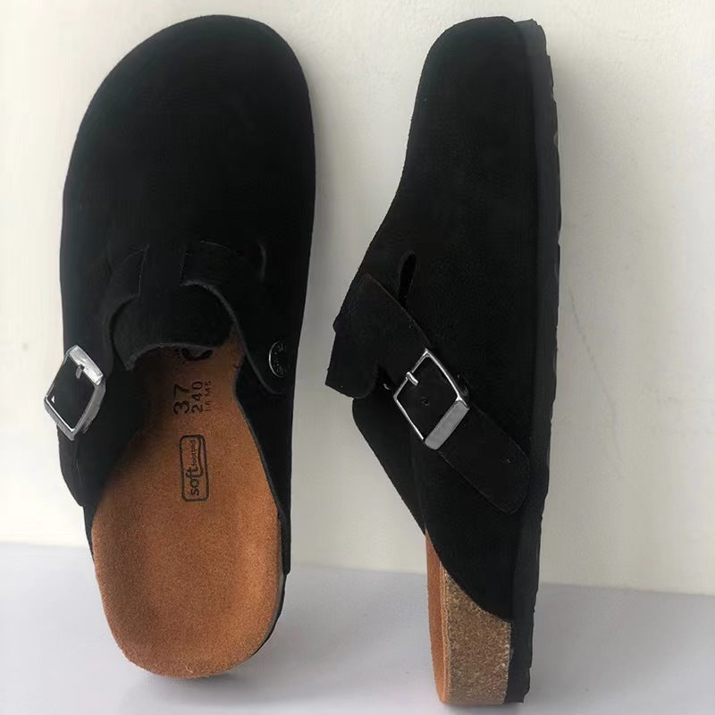 Sandales Boston élégantes pour hommes et femmes, parfaites pour la mode automne et un look décontracté chic.