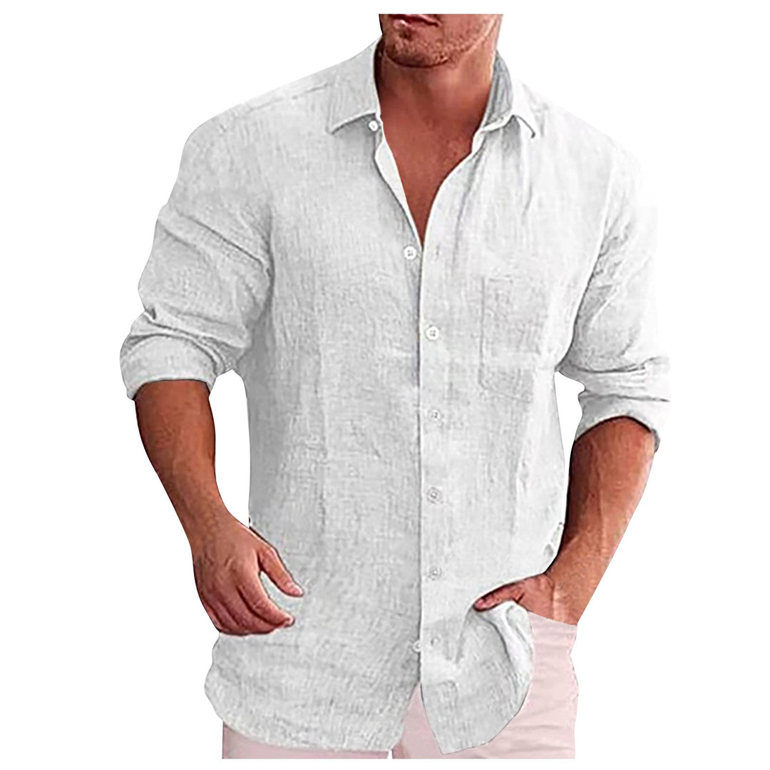Tenue homme : chemise décontractée à col rabattu. Style moderne pour vos journées et soirées printemps/été.