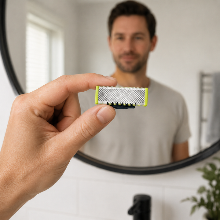 Lames de rechange hygiéniques pour rasoir électrique, pour un entretien rasoir et une peau saine.