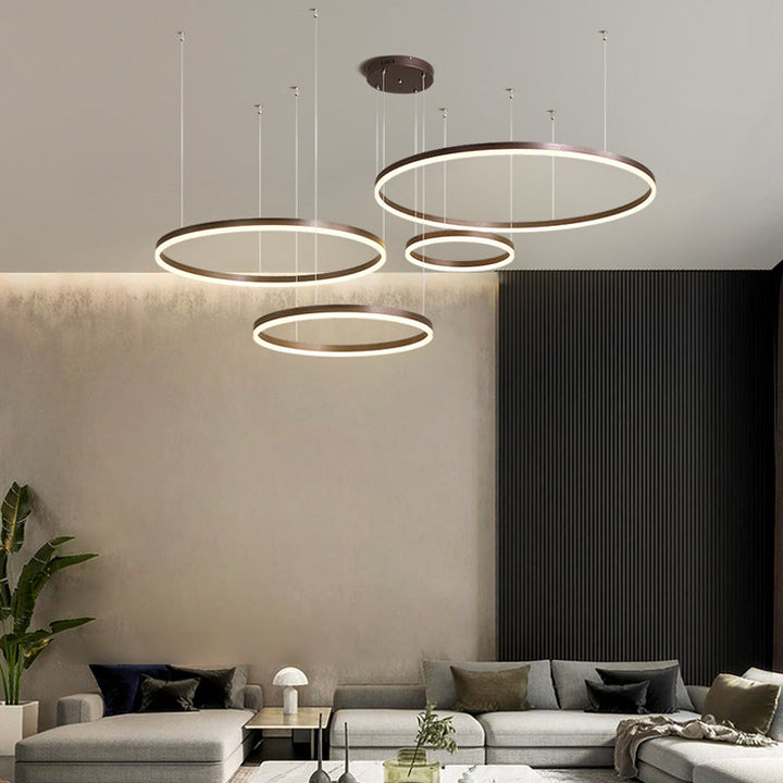 Luminaire suspendu LED combinant style et fonction. Éclairage pratique, beau et ajustable pour votre foyer.