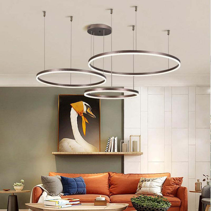 Lampe suspension LED dimmable, intensité lumineuse ajustable. Crée une ambiance parfaite pour votre intérieur.