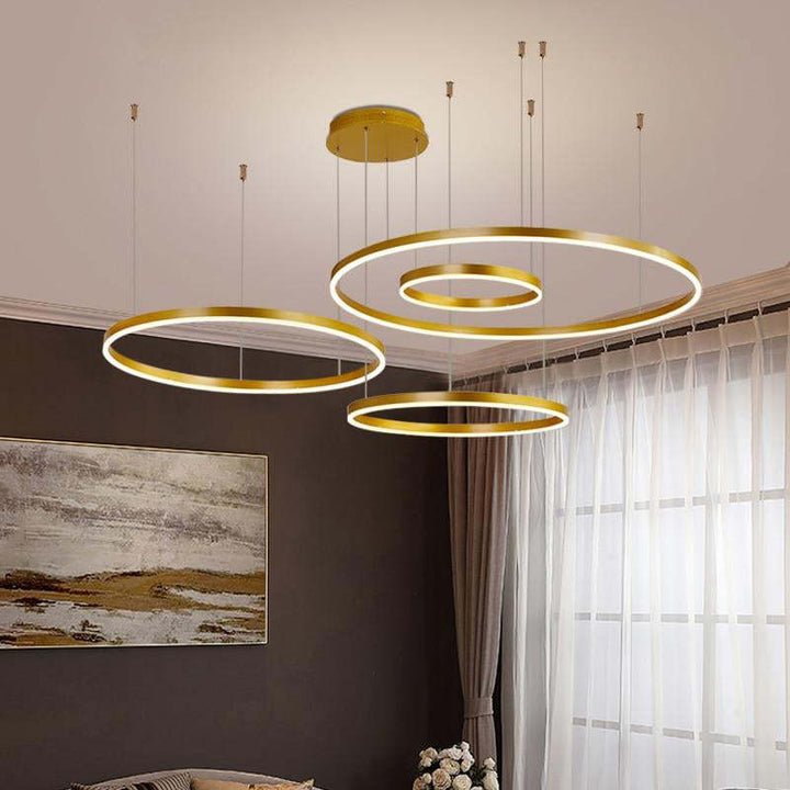 Lampe à suspension LED au design contemporain. Parfaite pour un intérieur stylé avec éclairage ajustable.