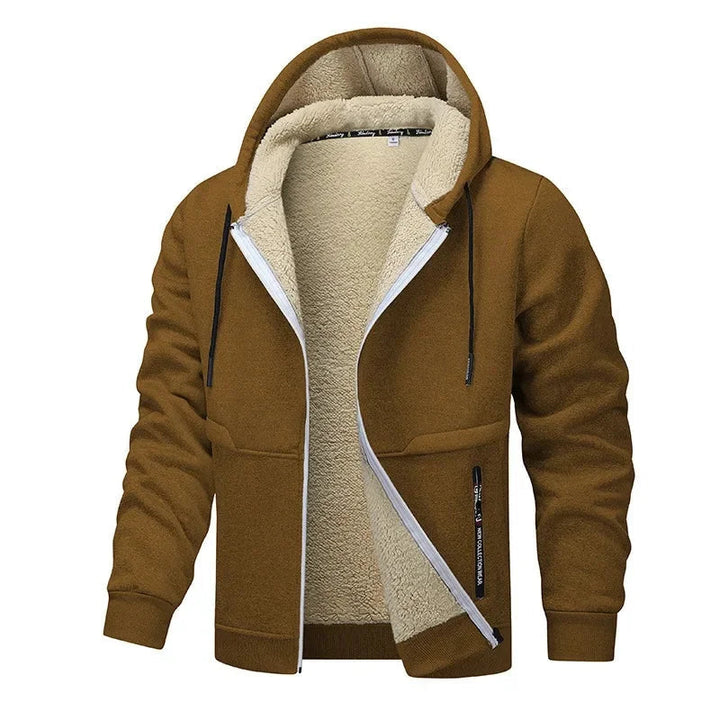 Veste d'hiver homme ultra-confortable avec capuche, douce et chaude. Idéale pour le quotidien.