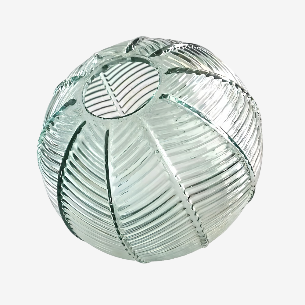 Luminaire suspendu LeafyRib, éclairage LED doux et design scandinave pour salon ou chambre moderne.