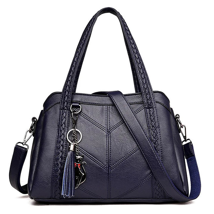 Sac à main femme en cuir PU élégant, spacieux et organisé, idéal comme sac bandoulière pour le travail.