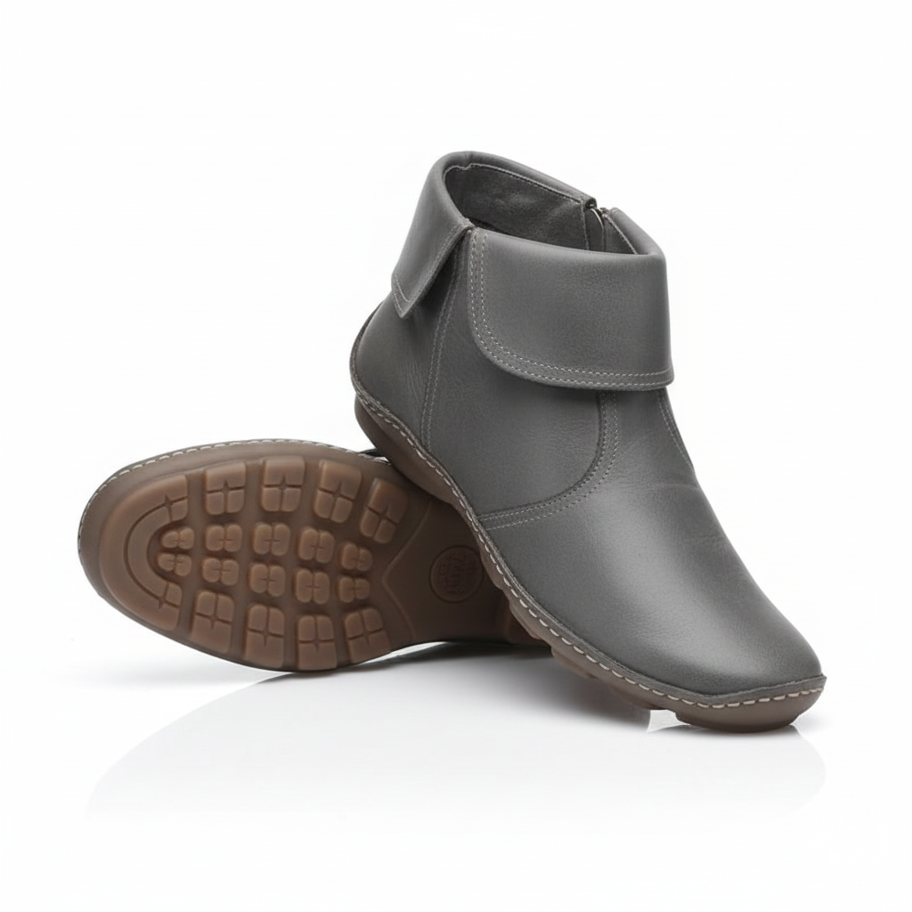 Bottillons femmes confortables, imperméables et antidérapantes. Chaussures d'hiver robustes et élégantes.