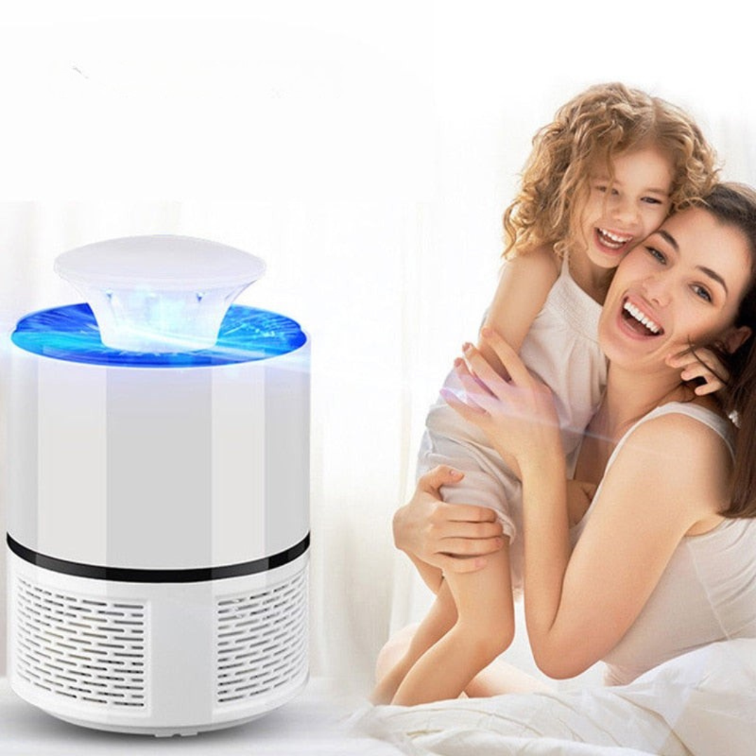 Protection silencieuse et continue contre les moustiques avec cette lampe UV électrique. Nuits paisibles.