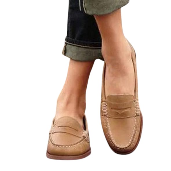Chaussures mocassins femme plates et confortables pour le quotidien. Style élégant, polyvalentes pour bureau ou ville.