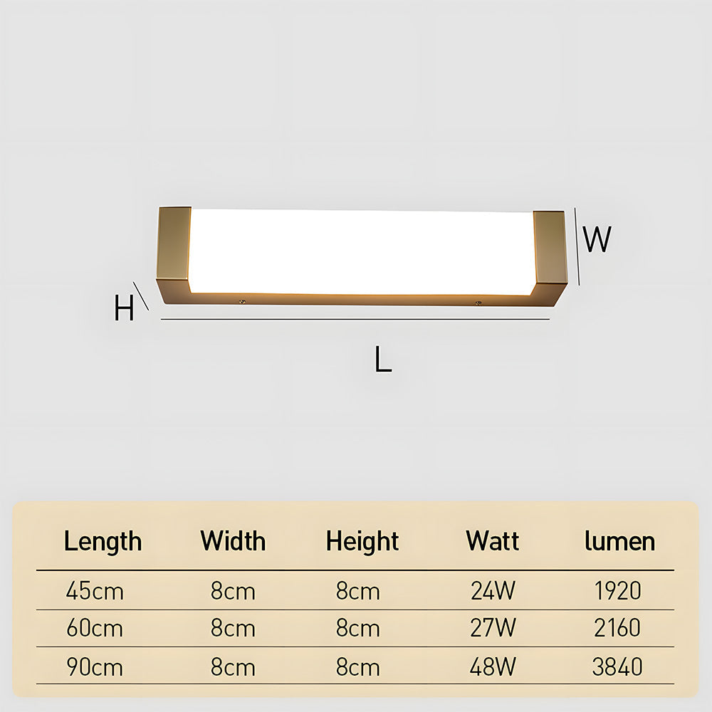 Applique LED extérieure étanche moderne, idéale pour éclairage de jardin, terrasse. Économie d'énergie.