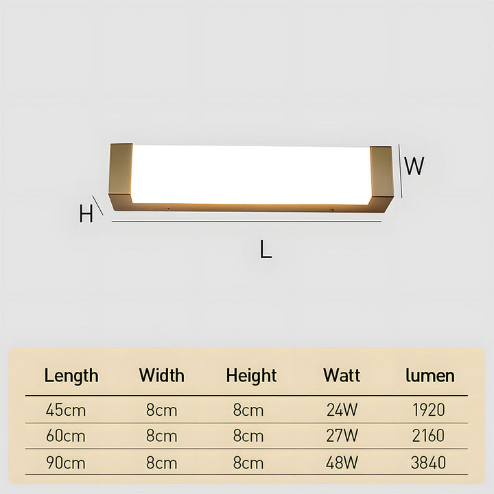 Applique LED extérieure étanche moderne, idéale pour éclairage de jardin, terrasse. Économie d'énergie.