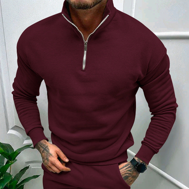 Pull Lorence homme demi-zip chic, maille douce, style polyvalent pour toute occasion.