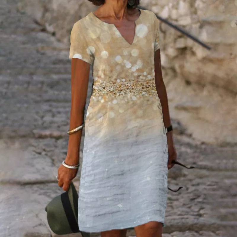 Magnifique robe fleurie élégante femme, coupe flatteuse mettant en valeur la silhouette, parfaite pour l'été.