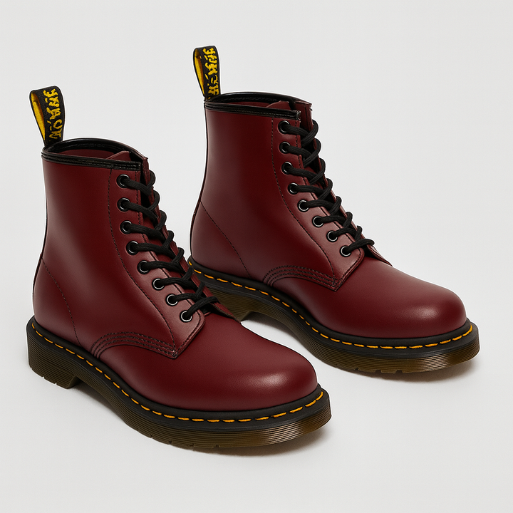Bottes homme en cuir durable, polyvalentes, avec semelle antidérapante. Parfaites pour tous les jours.