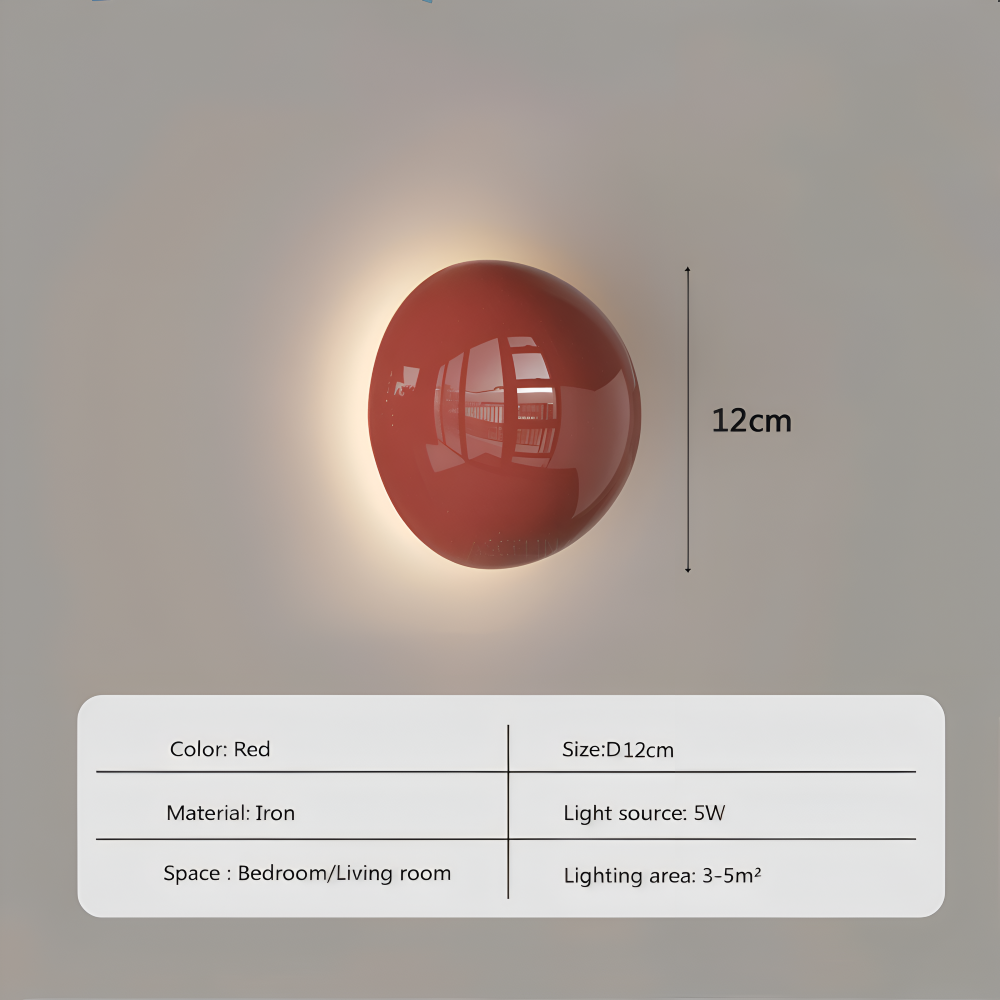 Applique murale LED ronde Cirvia pour couloir, un luminaire moderne et élégant.
