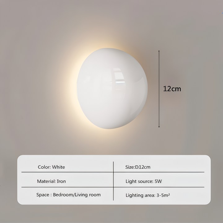 Applique murale LED Cirvia, design rond élégant pour un éclairage intérieur moderne.