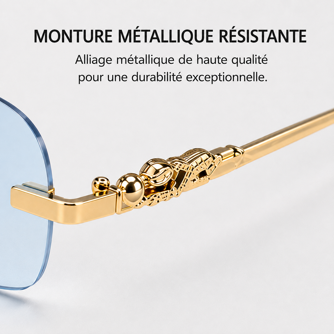 Profitez du soleil avec ces lunettes homme vintage, anti-reflets pour un confort visuel et protection UV.
