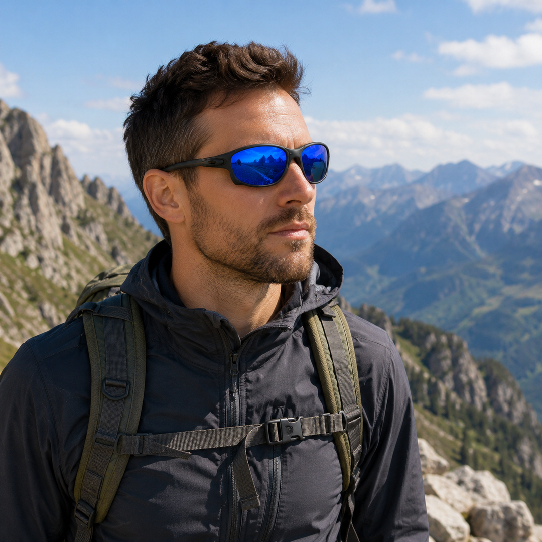 Lunettes de soleil unisexe Trail Valley, idéales pour le sport, la randonnée et le cyclisme, avec protection UV400.