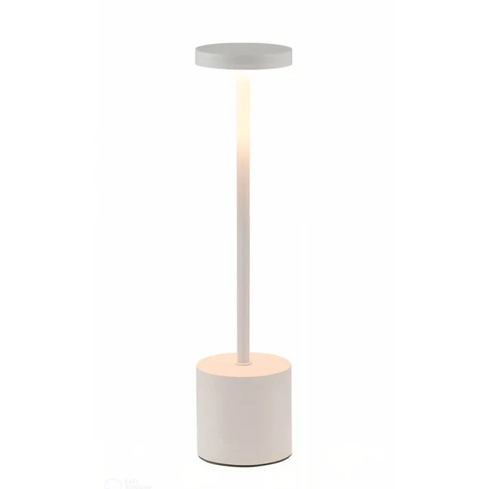 Lampe LED tactile sans fil, luminosité réglable, parfaite pour une ambiance moderne et chaleureuse.