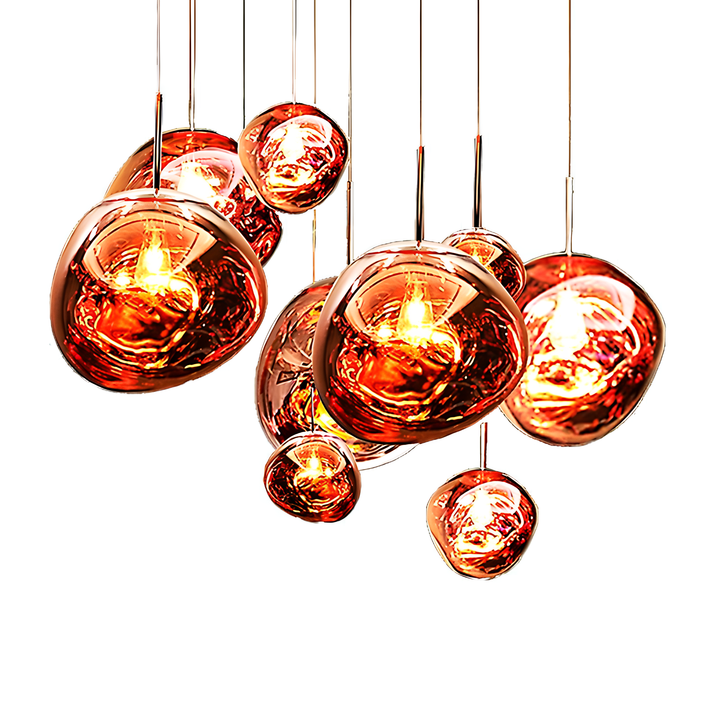 Lampe suspendue LED "Lava" chic, idéale chambre et décoration intérieure.