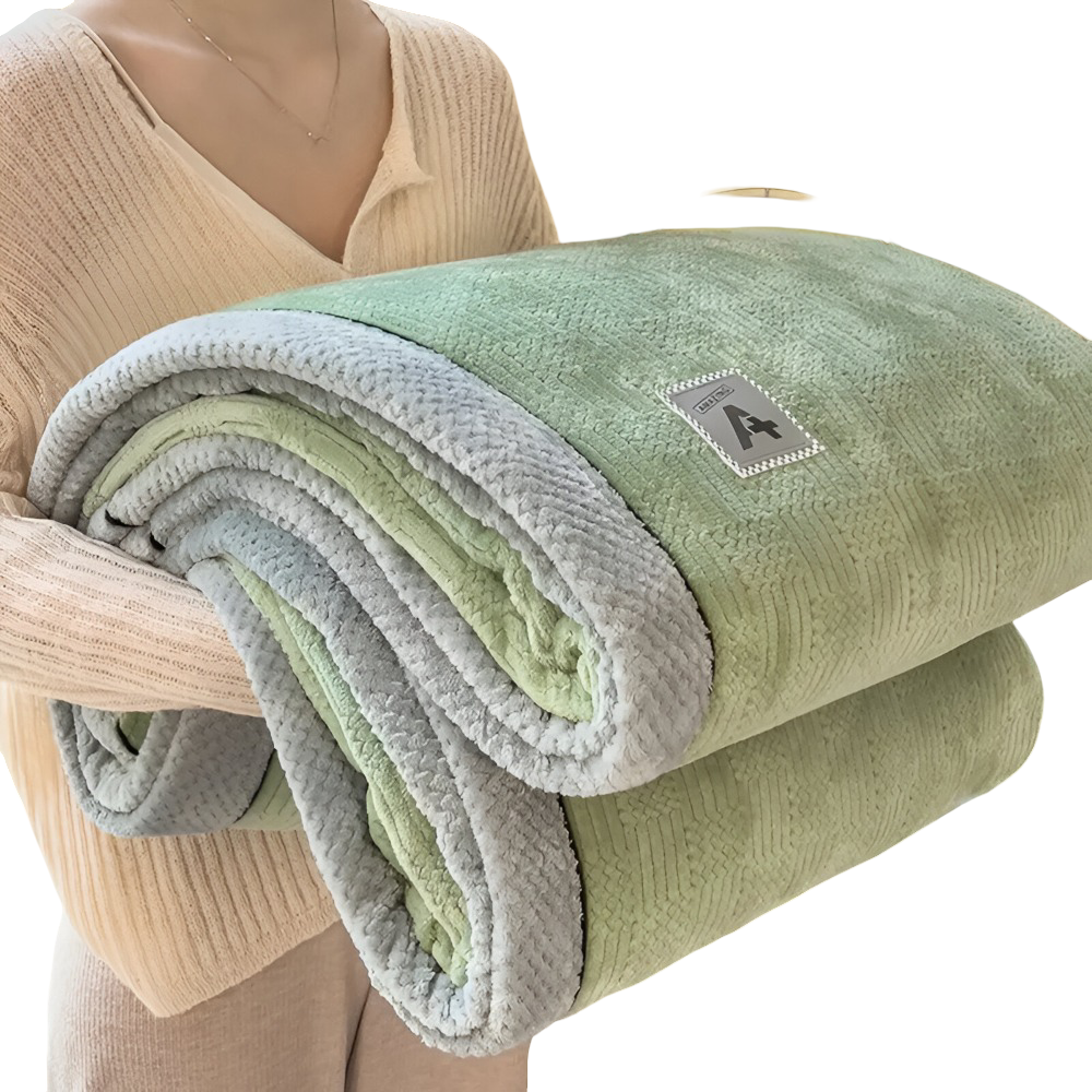 Jeté de lit en velours, apporte chaleur et confort luxueux à votre chambre cet hiver.